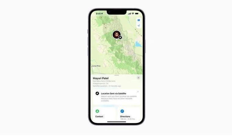 青田苹果14维修分享iPhone14系列中 FindMy功能通过卫星分享位置方法教程 