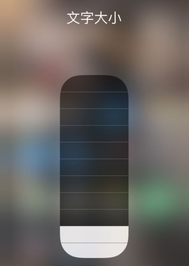 青田苹果手机维修分享小技巧：在 iPhone 控制中心快速调节字体大小 